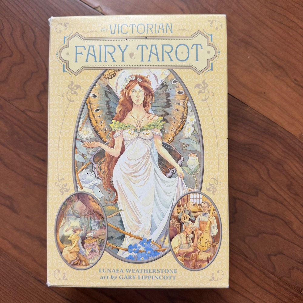 The Victorian Fairy Tarot Set With Cards And Book By Lunaea Weatherstone